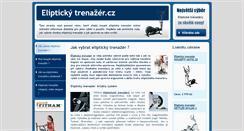 Desktop Screenshot of elipticky-trenazer.cz