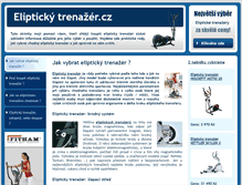 Tablet Screenshot of elipticky-trenazer.cz